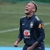 Neymar apareceu com o cabelo mais curto em treino após adotar novo visual