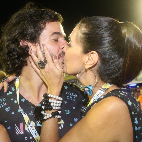 'Partiu São João', acrescentou Túlio Gadêlha em foto com a namorada, Fátima Bernardes