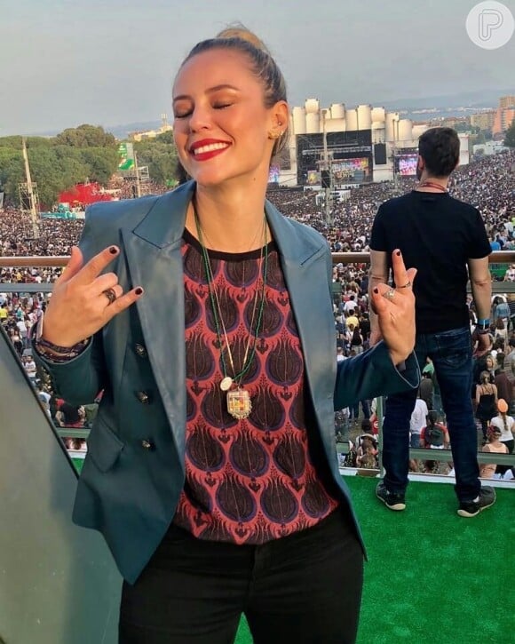 Paolla Oliveira curte segundo dia do Rock in Rio Lisboa, em 24 de junho de 2018