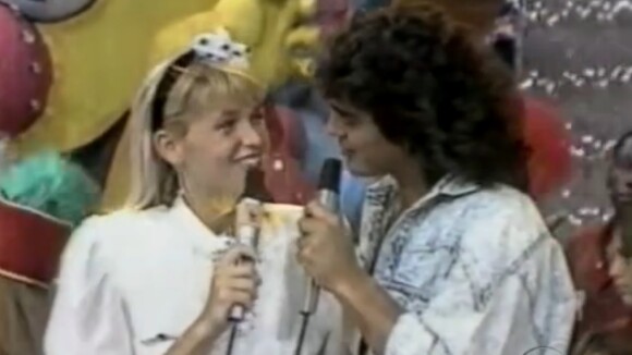 Xuxa mostra foto da década de 80 com Junno Andrade e se declara: 'Pra sempre'