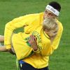 Davi Lucca mandou mensagem de apoio para Neymar antes do jogo do Brasil: 'Te amo'