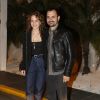 Leandra Leal foi acompanhada do namorado, o produtor musical Alê Youssef