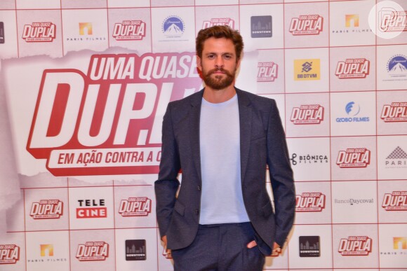 Alejandro Claveaux na pré-estreia do filme 'Quase Uma Dupla', em São Paulo, nesta quarta-feira, 4 de julho de 2018
