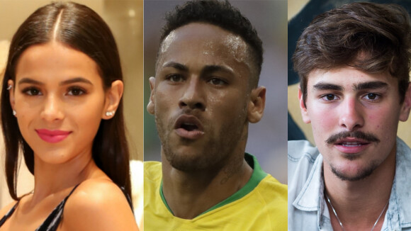 Bruno Montaleone e Marquezine apoiam Neymar antes de jogo: 'Vamos, cara'