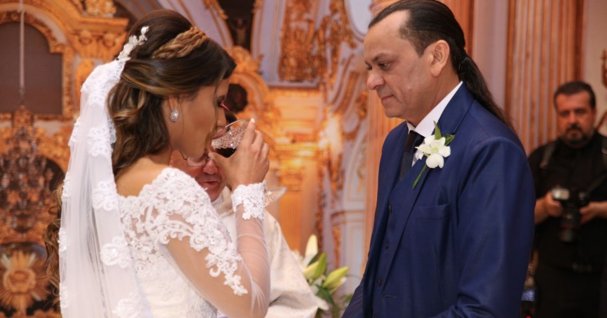vestido de noiva cetim italiano