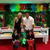 Recentemente, Hulk e a mulher, Iran, festejaram o aniversário dos dois filhos, Ian e Tiago 