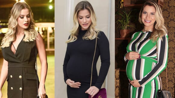 Vestido curto, midi e longo: os looks de Andressa Suita na 2ª gravidez. Fotos!