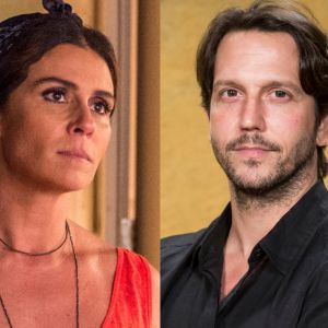 Luzia (Giovanna Antonelli) é agarrada à força por Remy (Vladimir Brichta) depois do vilão invadir seu camarim nos próximos capítulos da novela 'Segundo Sol': 'Não tem opção!'