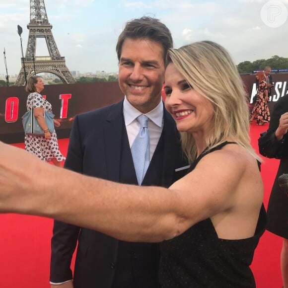 Antes de seguir para San Diego, Renata Boldrini esteve em Paris participando do junket de 'Missão Impossível' e por lá entrevistou Tom Cruise