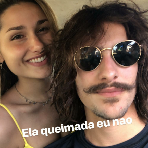 Sasha e Bruno Montaleone em Noronha