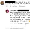 Claudia Leitte respondeu a crítica da internauta no Instagram