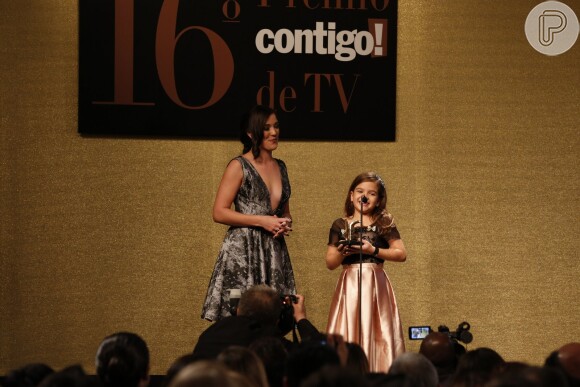 Mel Maia foi escolhida a melhor atriz infantil no Prêmio Contigo! de TV