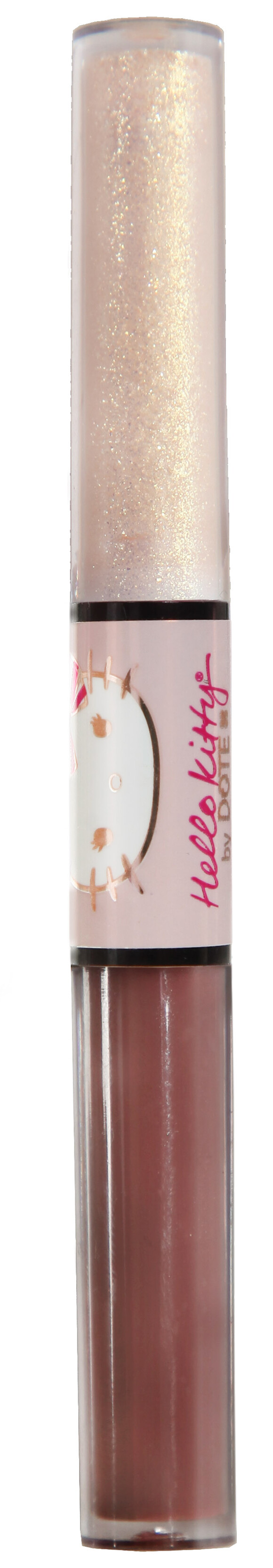 Para ter gloss e mate na mesma embalagem: Duo Batom Líquido Hello Kitty by Dote, R$ 22