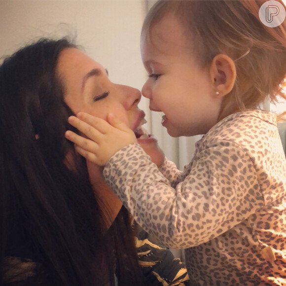 Thais Fersoza fez um post em homenagem à filha, Melinda, em seu Instagram