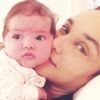Bella, filha de José Loreto e Débora Nascimento, está com apenas 3 meses de vida