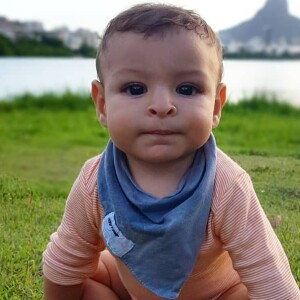 Benjamin, filho de Sheron Menezzes e Saulo Bernard, está com 9 meses