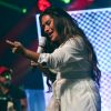 Simone e Simaria canta os maiores sucessos da dupla no Espaço das Américas, em São Paulo, na noite desta quinta-feira, 9 de agosto de 2018