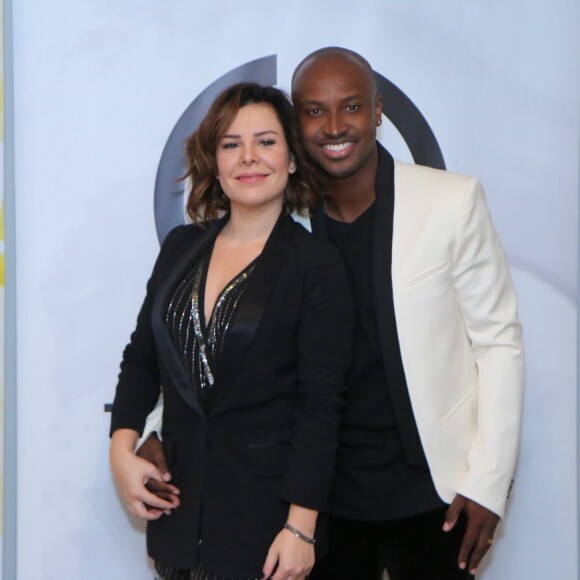 Fernanda Souza prestigiou o marido, Thiaguinho, na noite deste sábado, 11 de agosto de 2018