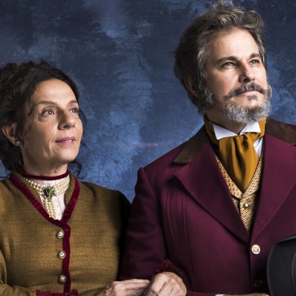 Dom Sabino (Edson Celulari) concorda com o casamento de Marocas (Juliana Paiva) e Samuca (Nicolas Prattes), mas Agustina (Rosi Campos) dá o contra na novela 'O Tempo Não Para'