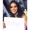 Enquanto o namorado curte a ilha espanhola, Bruna faz campanha social no Instagram. 'Toda criança e adolescente tem direito a #VIDA!', legendou a imagem a atriz