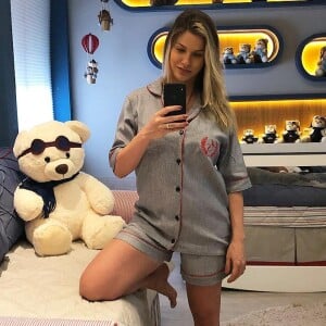 Andressa Suita falou da rotina com filhos após o nascimento de Samuel