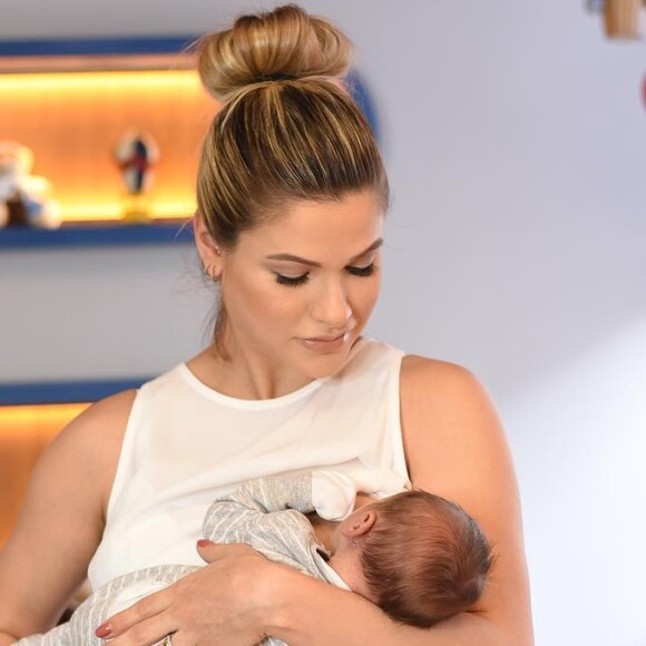 Samuel, segundo filho de Andressa Suita, nasceu no dia 24 de julho de 2018