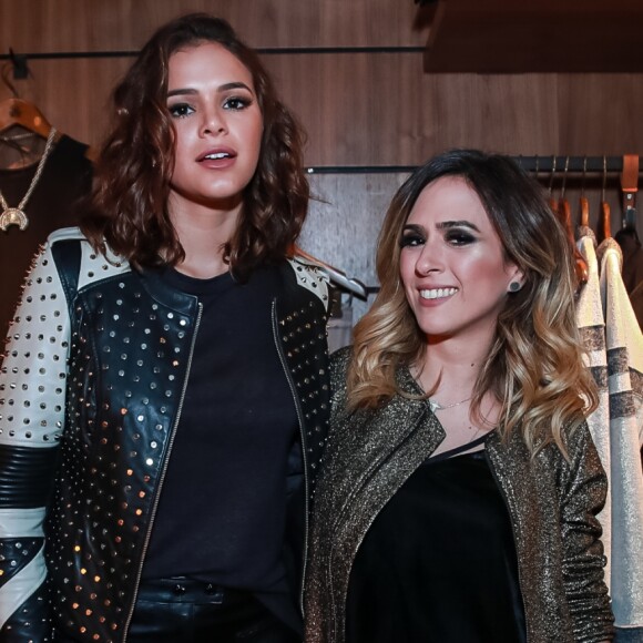 Bruna Marquezine se diverte em festa de aniversário de 35 anos de Tatá Werneck, em 26 de agosto de 2018