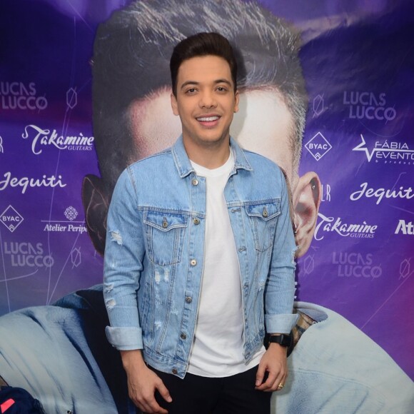 Wesley Safadão participou da gravação do novo DVD de Lucas Lucco em Goiânia