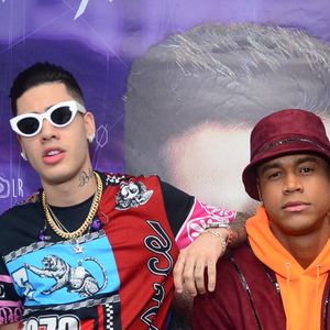 Kevinho e Leo Santana participaram da gravação do novo DVD de Lucas Lucco em Goiânia