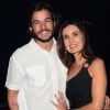 'Feliz dia 2 para nós. 10 meses', escreveu Fátima Bernardes no Instagram para Túlio Gadêlha
