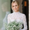 Renda, bordado e tule: os 3 looks de Chiara Ferragni em casamento com Fedez