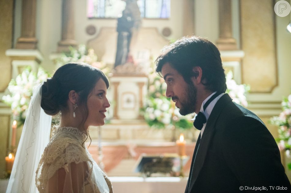 Casamento de Ema (Agatha Moreira) e Ernesto (Rodrigo Simas ...