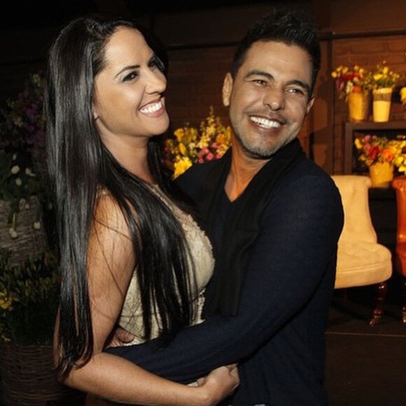 Zezé Di Camargo se derreteu ao falar da homenagem da noiva: 'A tattoo que ela fez pra mim'