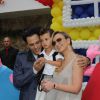 Eliana comemorou o aniversário e 3 anos do filho, Arthur, em uma casa de festas em São Paulo, neste domingo, 10 de agosto de 2014