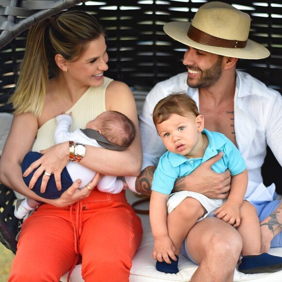 Andressa Suita disse que Gabriel não estranhou a chegada do irmão, Samuel