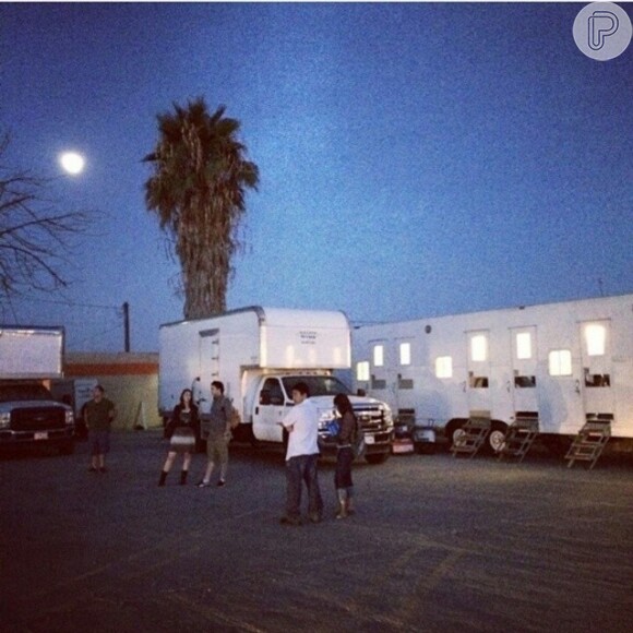 As filmagens de 'Breaking Through' começaram no dia 11 de agosto de 2014, em Los Angeles, nos EUA