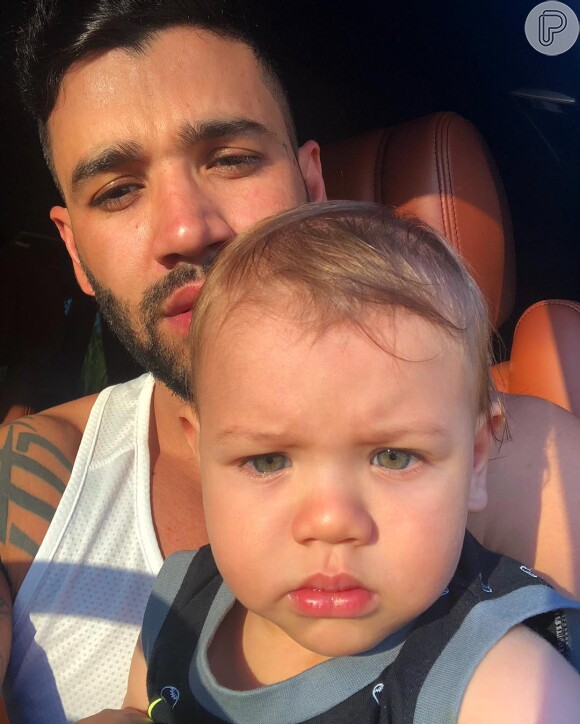 Gusttavo Lima semre compartilha momentos em família no Instagram