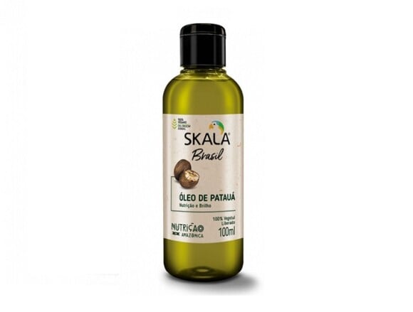 O óleo de Patauá da linha Skala Brasil é pouco concentrado para evitar o aspecto pesado, e ajuda a controlar o frizz do cabelo fino