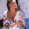 Juliana Alves batizou a filha, Yolanda, de 1 ano, no Rio de Janeiro