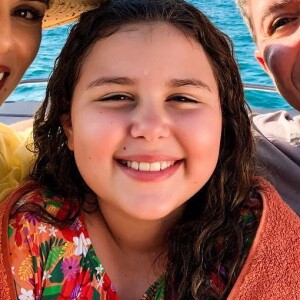 Ana Furtado e o diretor da Globo Boninho são pais de Isabella, de 11 anos