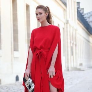 Marina Ruy Barbosa finaliza eventos na Semana de Moda de Paris, em 30 de setembro de 2018