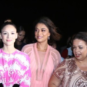 Juliana Paes e Isabelle Drummond foram escolhidas pela Fundação Laço Rosa como embaixadoras da campanha em 2018