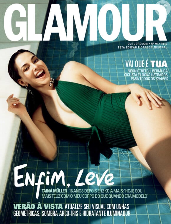 Tainá Müller é capa da revista 'Glamour' de outubro