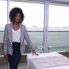 Danielle Winits e Erika Januza prestigiaram o coquetel de inauguração do Shine Spa, no hotel Sheraton, no Leblon, na Zona Sul do Rio, na tarde desta terça-feira, 19 de agosto de 2014