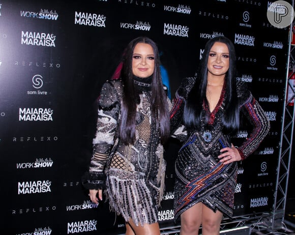 Maiara e Maraisa gravaram o novo DVD, Reflexo, em São Paulo, nesta terça-feira, 9 de outubro de 2018