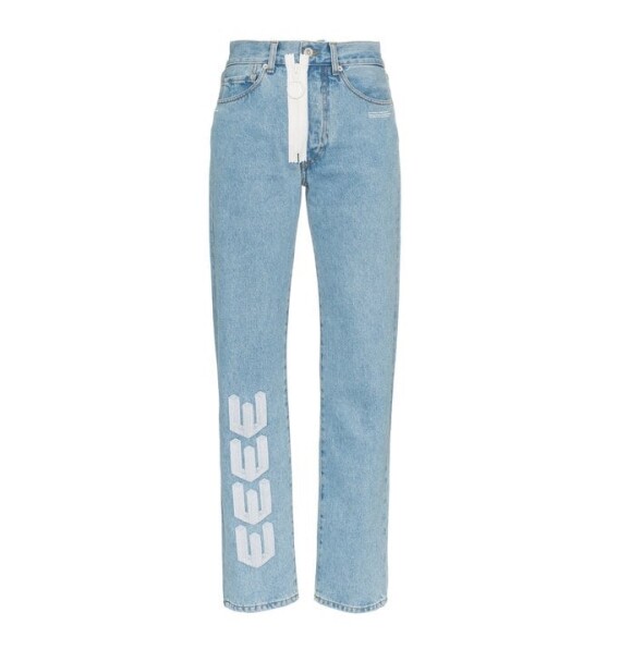 O jeans escolhido por Marquezine é da Off-White