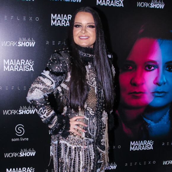 Maiara usou vestido da grife Balmain avaliado em mais de R$ 100 mil