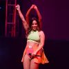 Anitta levou tombo no 'Show das Poderosinhas' no Credicard Hall, em São Paulo, neste sábado, 13 de outubro de 2018