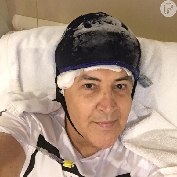 Beto Barbosa contou que faltam apenas três sessões de quimioterapia