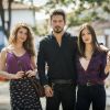 Ex de Isabel (Alinne Moraes), Alain (João Vicente de Castro) está noivo de Cris (Vitória Strada) na novela 'Espelho da Vida'